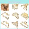 Acessórios de Cabelo Únicos Para Mulheres Grampos de Cabelo Metálicos Modernos Para Estilização Versátil