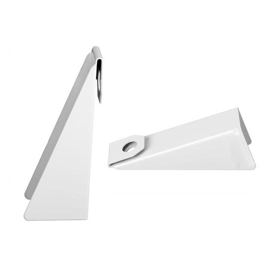 25 Pcs White Aluminum Gutter Wedges Leveling Shims for 5-Inch K-Style Gutters DIY Gutter