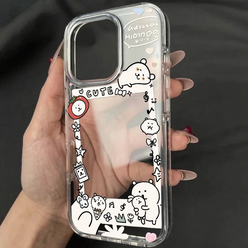 Acrylic Phone Case for iPhone 11 12 13 14 Pro 12 14 16 Pro Max for Samsung A16 A36 A56 S24 FE High-quality Painted Anti-fall Mobile Phone Case