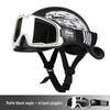 G3F Retro Japanischer Aufgebogener Heckhelm: Herren- & Damen-Cruiser-Helm für Radfahrer