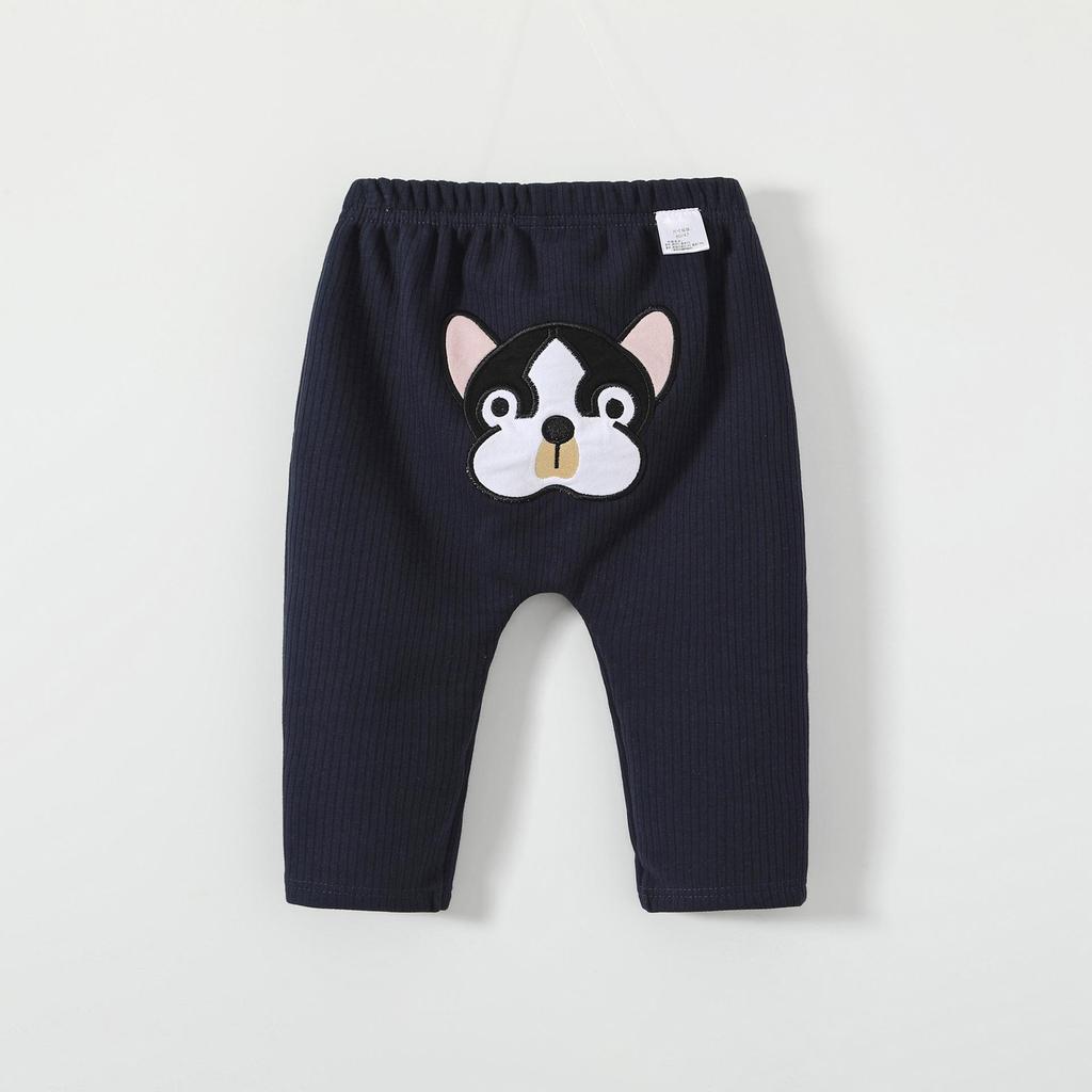 2025 Herbst/Winter Cartoon Fleecehosen für Kleinkinder (0-3 Jahre) - Unisex Lange Hosen