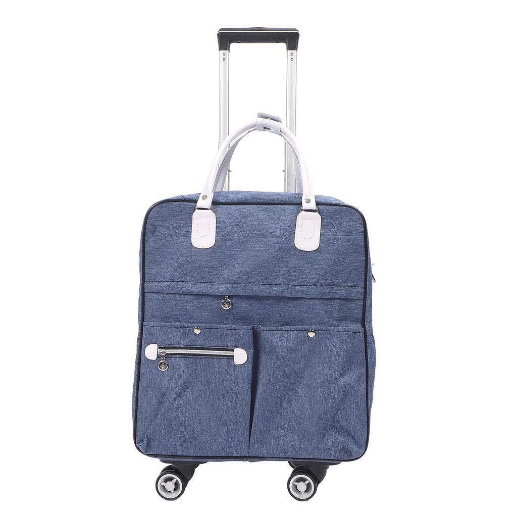 2 in 1 Erweiterbares Handgepäck-Set Polyestergewebe Weekender Reisegepäck Handgepäck Koffer