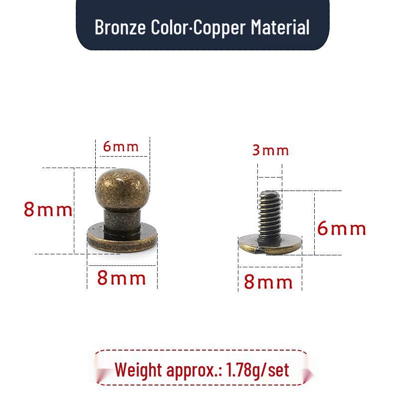 Eco-Friendly Brass Monk Head Accessories: Pacifier Buckle, Car Parts, Phone Cases & Leather Goods