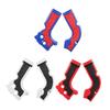 Plastic Motorcycle Frame Covers for CRF250R/CRF450R with Honeycomb Insets and Preformed Mounting Openings for Dirt Bike Contact Areas