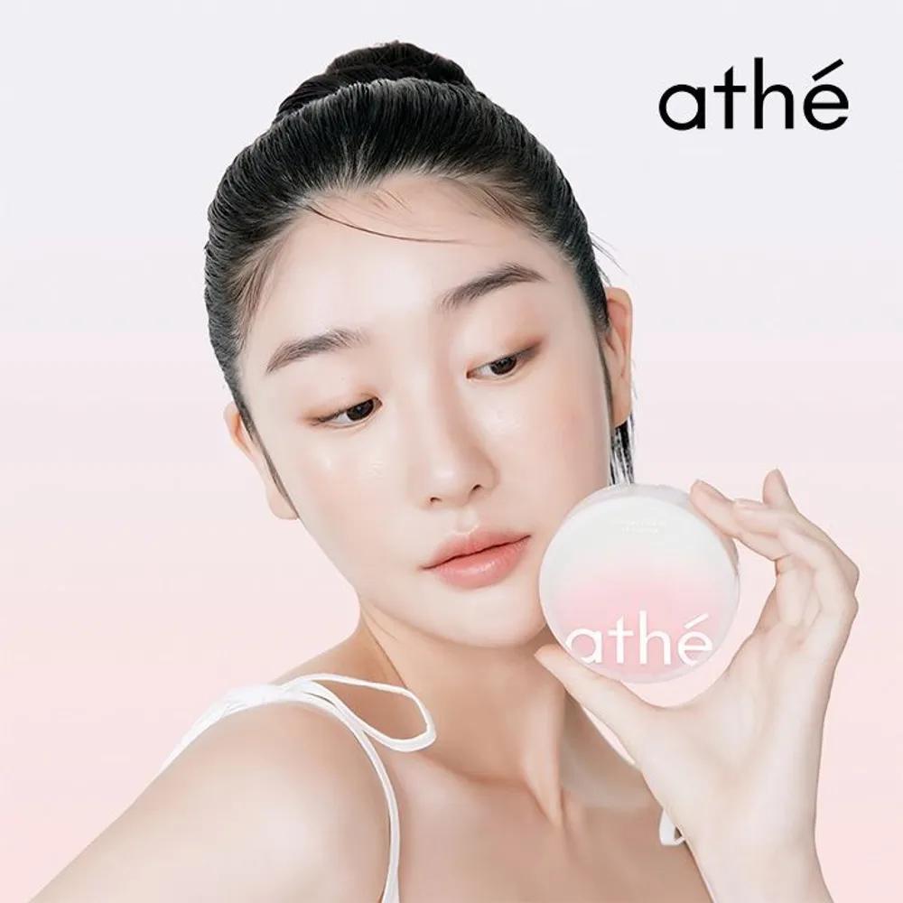 ATE Vegan Relief Lighting Tone-Up Sun Cushion Tone Correcting Pink Rose Petal (SPF 50+/PA++++)