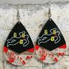 Halloween Ear Jewelry Halloween Ear Adornments Acrylic Halloween Earrings