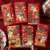 6pcs Blessing 2026 Horse Year Red Envelopes Chinese Style Money Envelope  Spring Festival