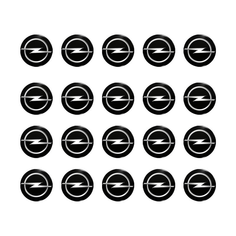 14mm New model car remote key badge, car logo key sticker For Vauxhall Opel Corsa VXR Astra H J Sinicia Safira Car Accessories