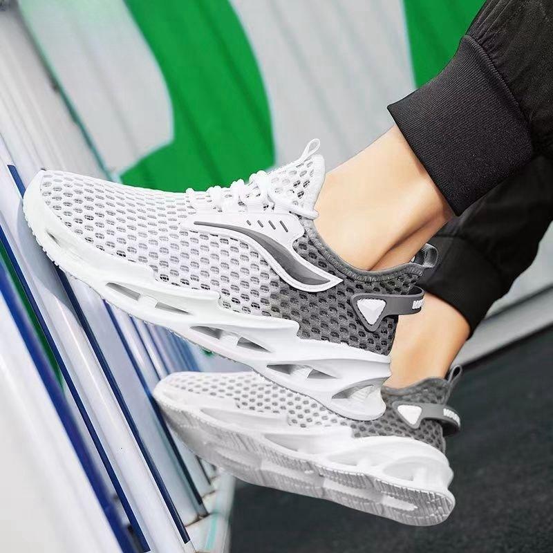 Herren neue hohle Mesh-Oberfläche atmungsaktive und bequeme Sport- und Freizeitschuhe vielseitige Low-Top-Laufschuhe Herren