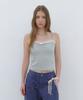 Cluny Flower Lace Sleeveless Top - Green