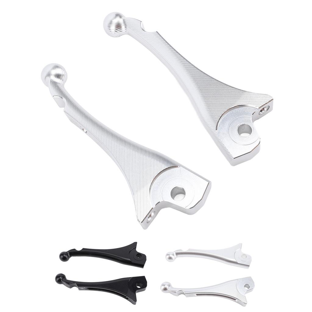 8mm Motorcycle Brake Lever Clutch Lever Kit Aluminum Alloy Anti Slip Texture Handle Short Brake Clut