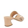 Salvatore Ferragamo Tot 55 Patent Leather Sandals Bone