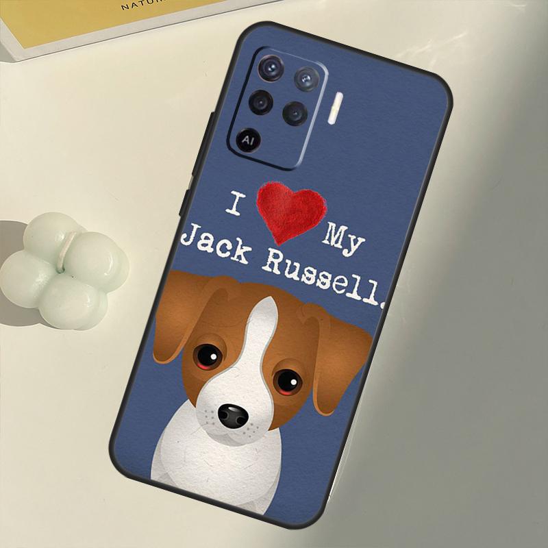 Jack Russell Terrier Dog Case For OPPO A53 A53S 2020 A5 A9 A31 A52 A72 A94 A74 A54 A83 A91 A93 A16 A15 Back Coque
