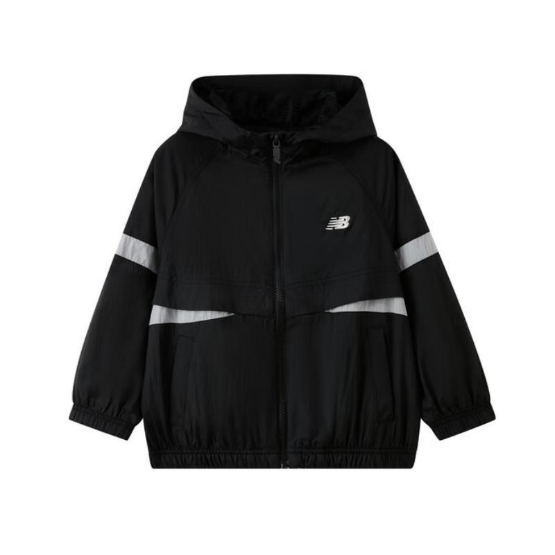 New Balance Kids Jackets Hooded Moderate 7AG26113-BK 120