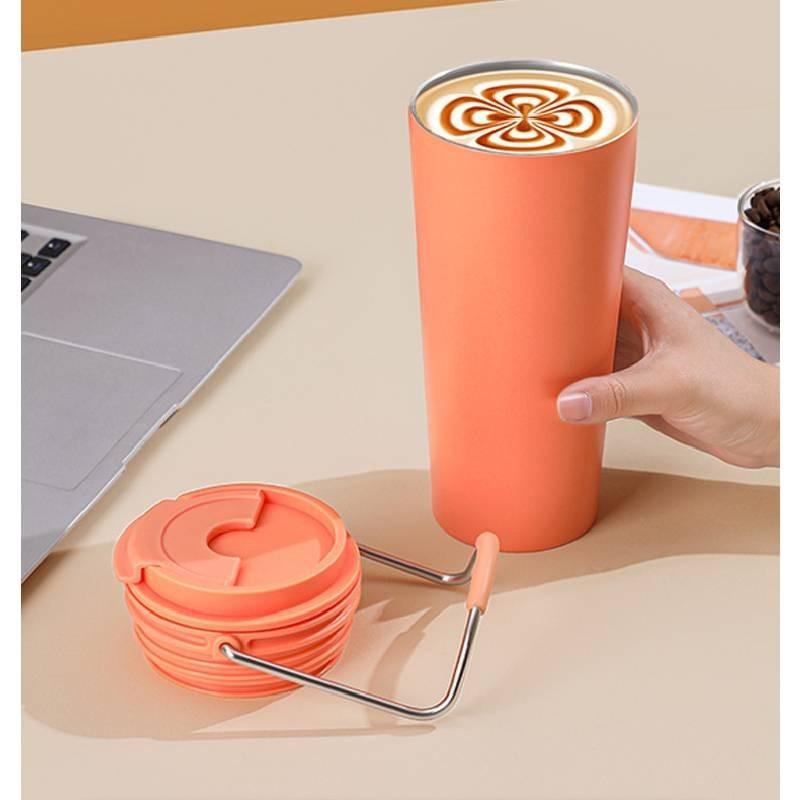 Cup Coffee Thermos Fashion Simple Outdoor Portable Car Ladies Stainless Steel