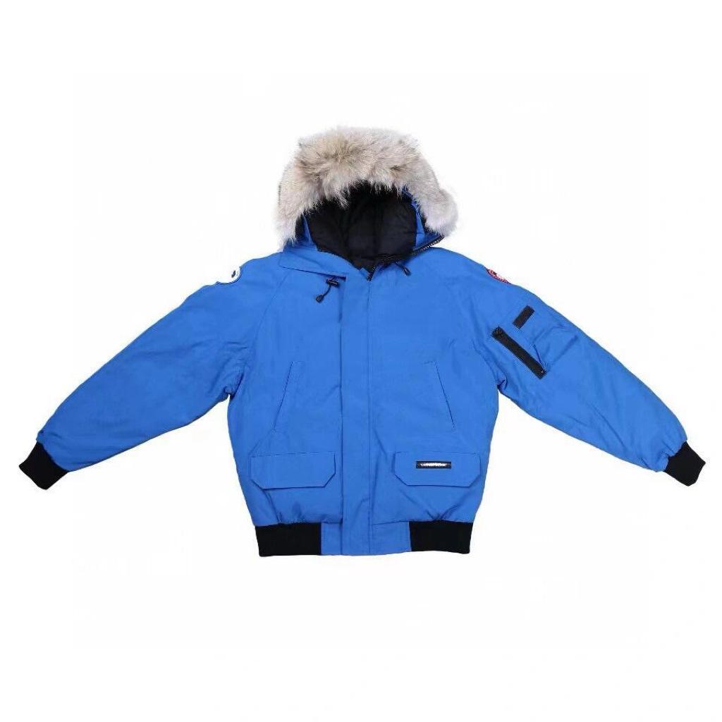 Big Goose 01 Unisex Winter Down Jacket with Fur Collar