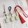 Luminous Stone Niche Design Deer Car Key Chain Bag Pendant Chinese Style Key Chain Key Ring