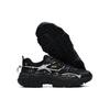 Fila Pepe Shimada X  Cat Paw Fabric Synthetic Leather Collaboration Vintage Low Top Dad Shoes Women sneaker Black F12W124153FBK