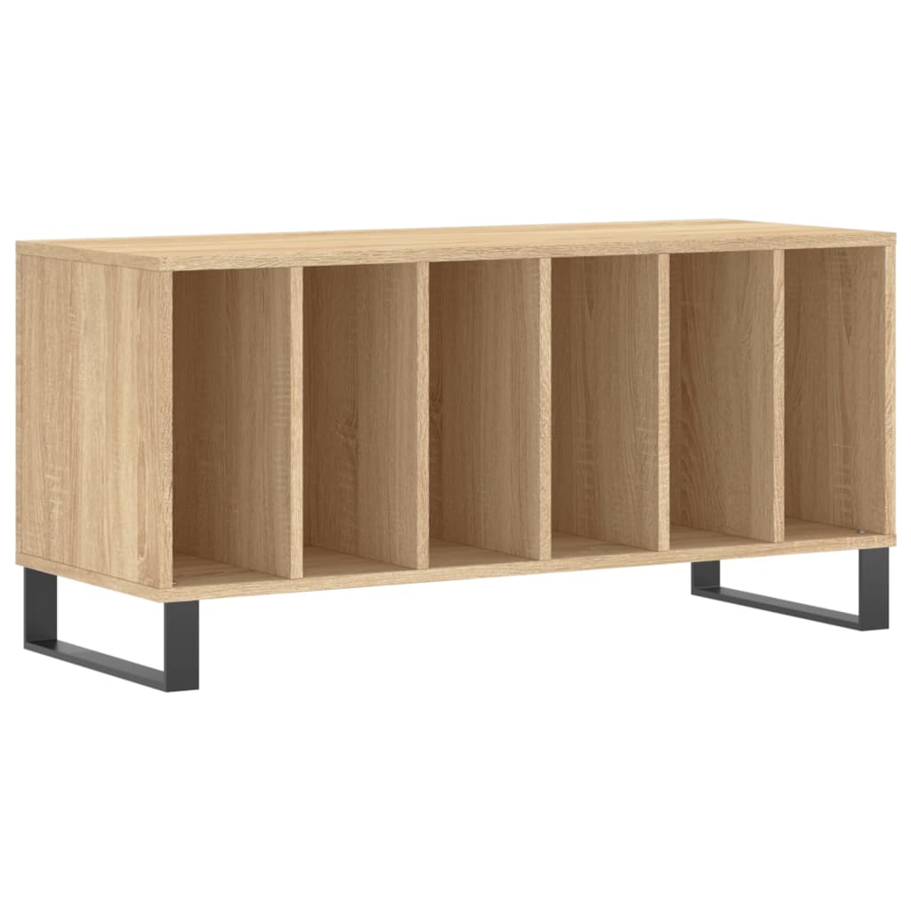 Record Cabinet in Sonoma Oak Finish 100 x 38 x 48 cm Engineered Wood