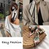 Langer, dünner Seidenschal für Damen, Haarband, Krawatte, Design-Print, Luxusmarke, Haarreifen-Accessoires, coole Mädchen-Schals, Sommer 2021