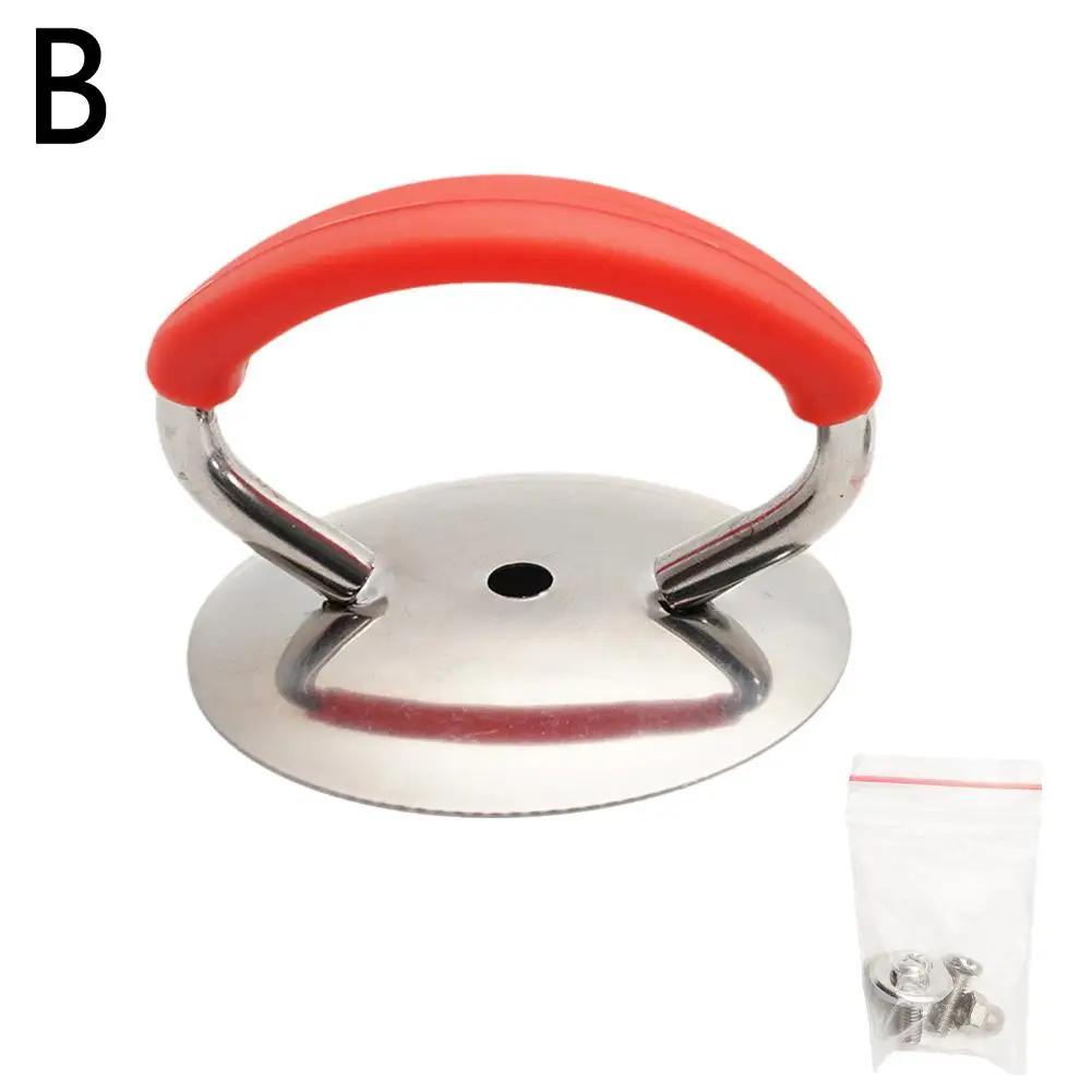 Stainless Steel Pan Cover Holding Handle Universal Lib Cover Lifting Handle Heat-Resistant Cooking Pot Pan Lid Knob Replacement