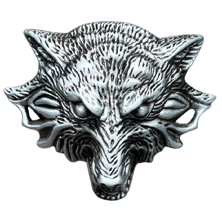 

Fashion Belt Buckle Metal Wolf Head Design Quick Change Business Buckle Perfect for Trendy Wardrobe Essential 1