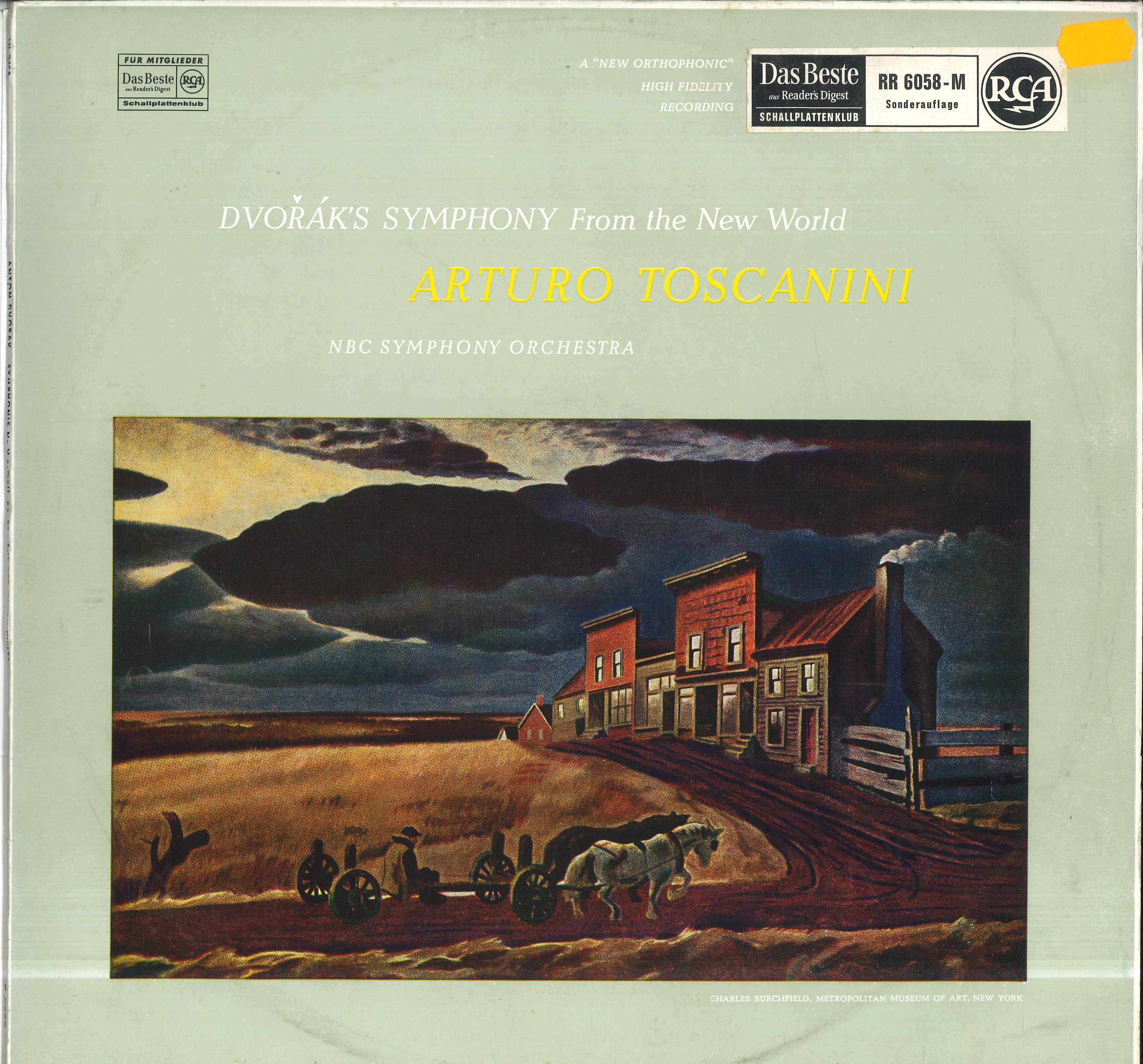 

LP Record ARTURO TOSCANINI NBC SYMPHONIE ORC Dvorak Symphonie Nr5 Emoll Op95 A LM2408 RCA Germany Classical Used