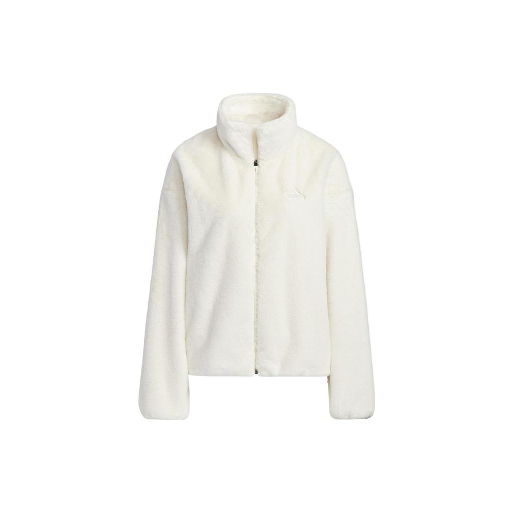 Adidas Jackets Women's White Stand Collar Moderate Other HM7102