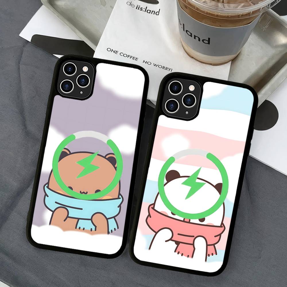 BUBU DUDU Cartoon Magnetic Matte Phone Case For IPhone 16 17 15 14 13 12 11 For Magsafe Wireless Charge Cover
