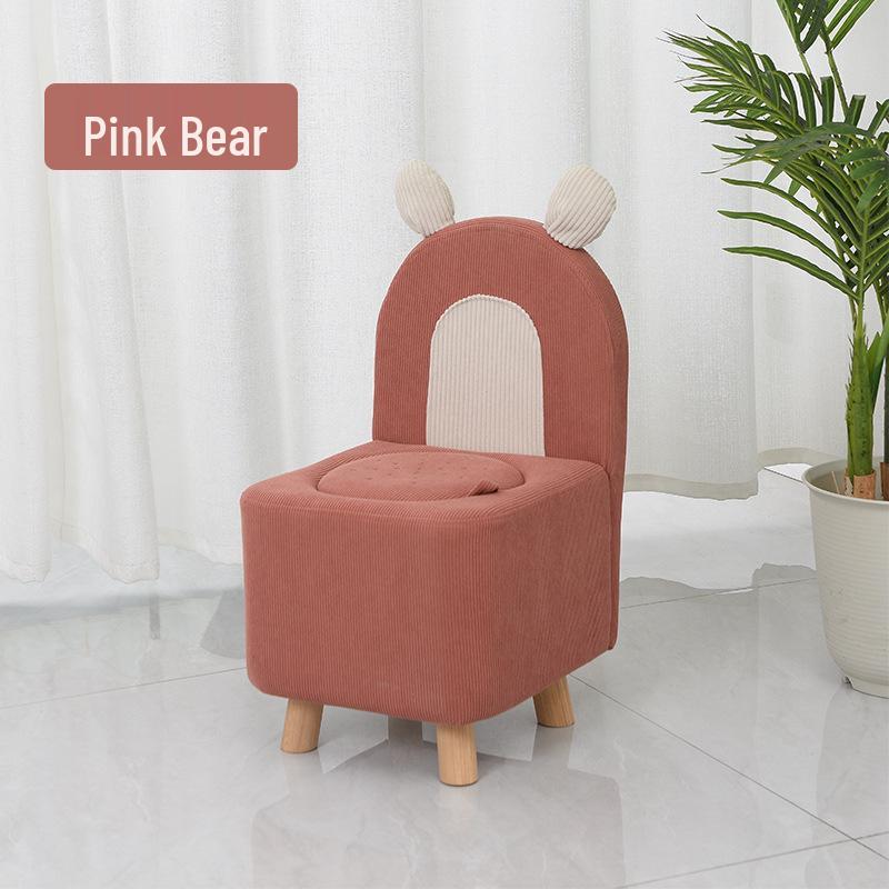Portable Smokeless Moxibustion Stool with Solid Wood Legs for Warm Sitz Bath and Moxa Sticks