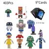 Cross-border Mind Toys Building Blocks Set Featuring 9 Agent Team Figures For Movie Fans