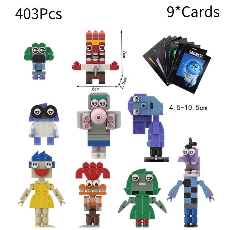 Cross-border Mind Toys Building Blocks Set Featuring 9 Agent Team Figures For Movie Fans