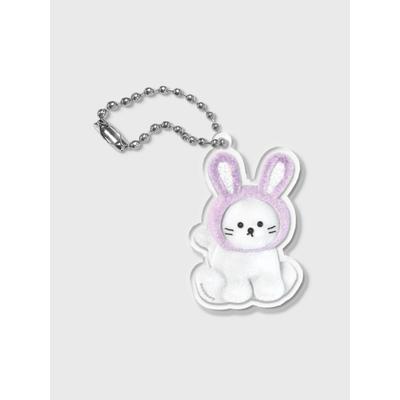 FAKE PURPLE RABBIT CHICHI(keyring)