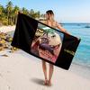 Large Beach TowelGorillaz Soft Absorbent Towel Beach Bath Home Use
