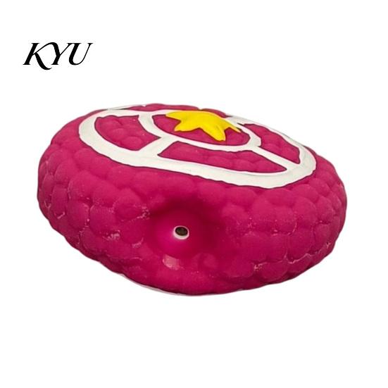 Interactive Pet Toys for Boredom And Anxiety Round Shield Dog Toy, Squeaky Latex Chew Safe Puppy Teething Fetch Teeth Cleaning Toy Small Medium