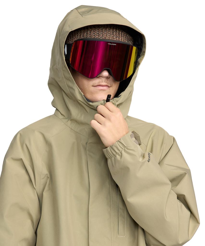 Volcom Men'S Dua Ins Gore-Tex Jacket (Moss Green)