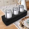 3-Hole Portable Beverage Cup Holder Tray Premium Drink Carrier for Coffee Milk Tea Cold Drinks Takeout Picnic Fast Service
