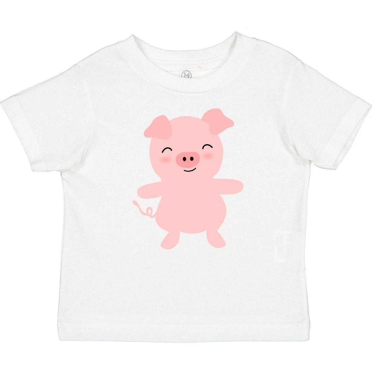Inktastic Cute Pig Baby T-Shirt Oink Piglet Lover Pot Belly Pet Farm Rock I Love 120