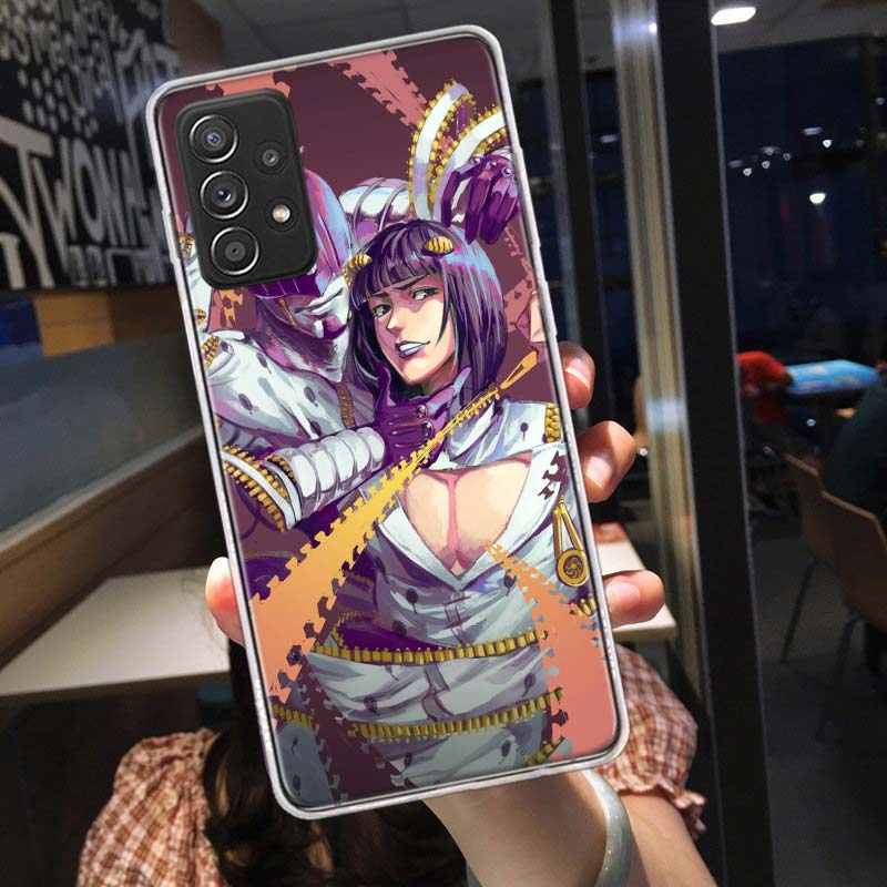 

Чехол для телефона JoJo Kira Yoshikage Killer Queen для Samsung A54 A57 A37 A17 A14 A15 A12 A24 A34 A55 A35 A25 A52S A07 A05S A04S A22 A Samsung A12 5G