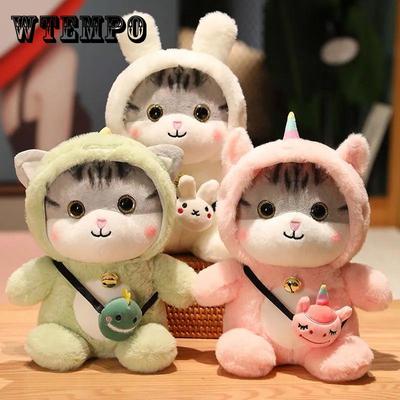 Süße heilende Katzenpuppe, Spielzeug, Katze, Plüsch, bequeme Puppe, Puppe, Kinder, Schlafkissen, Geschenk für Mädchen, Geburtstagsgeschenk