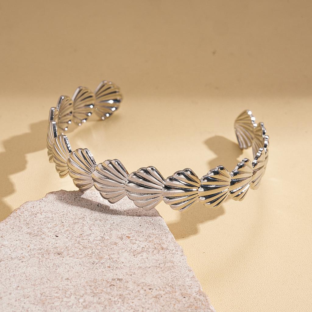 Shell Conch Turtle Starfish Coconut Open Bracelet Metal Vacation Wind Niche Premium Jewelry