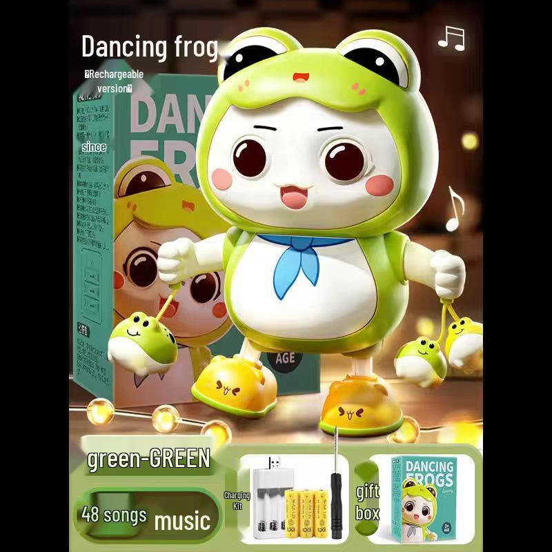 Dancing Frog Robot Toy with Lights & Music - Educational Gift for Kids