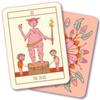 Squid Cake Tarot 9*6.5cm 78 Card Deck with Knights Riding Creatures, Quirky Faces and A Delicious Colour Palette