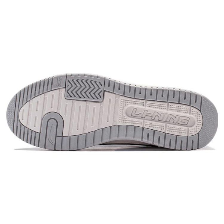 Li Ning Tian Ji 2.0 Soft Shock Absorption Low Top Skate Shoes Men Skate Shoes White Gray Black AGCT345-1