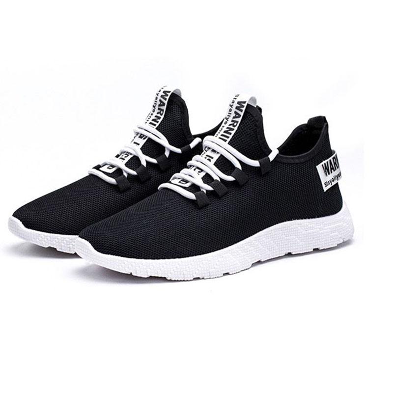 Summer Fashion Trend Mesh Fly-knit Men's Shoes Comfortable and Breathable Sneakers Men's Running Shoes