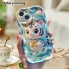 Phone Case: 2D Flat Design Suitable for iPhone 18 17 16 15 14 13 Pro Protective Case, Sailor White Tiger, Perfect Christmas and Halloween Holiday Gift