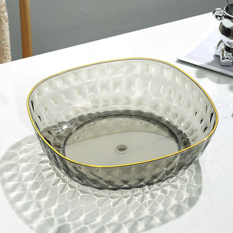 

Durable Diamond Pattern Fruit Plate