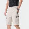 Summer Quick Dry Cargo Shorts Men's Beach Pants Lightweight Work Cargo Shorts Multi Pockets Waterproof Outdoor Hiking Fishing Shorts Male