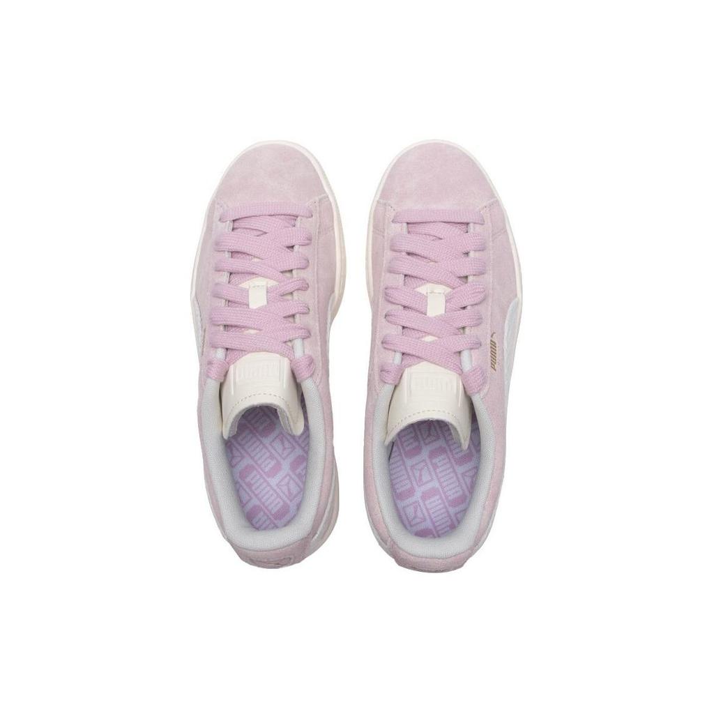 Puma Suede Fabric Cow Split Leather Comfortable Durable Low-Top Sneakers Unisex Sneakers Pink 400807-01