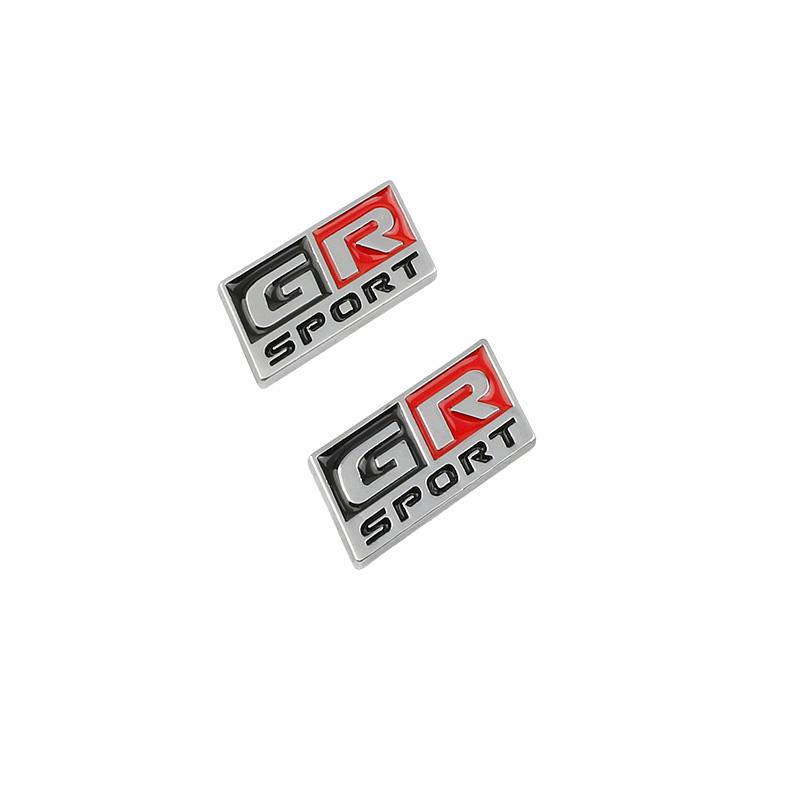 1Pcs 2.8cm 3D Mate GR Logo Car Steering Wheel Panel Emblems Badge Sticker For GR Sport Interior Decals